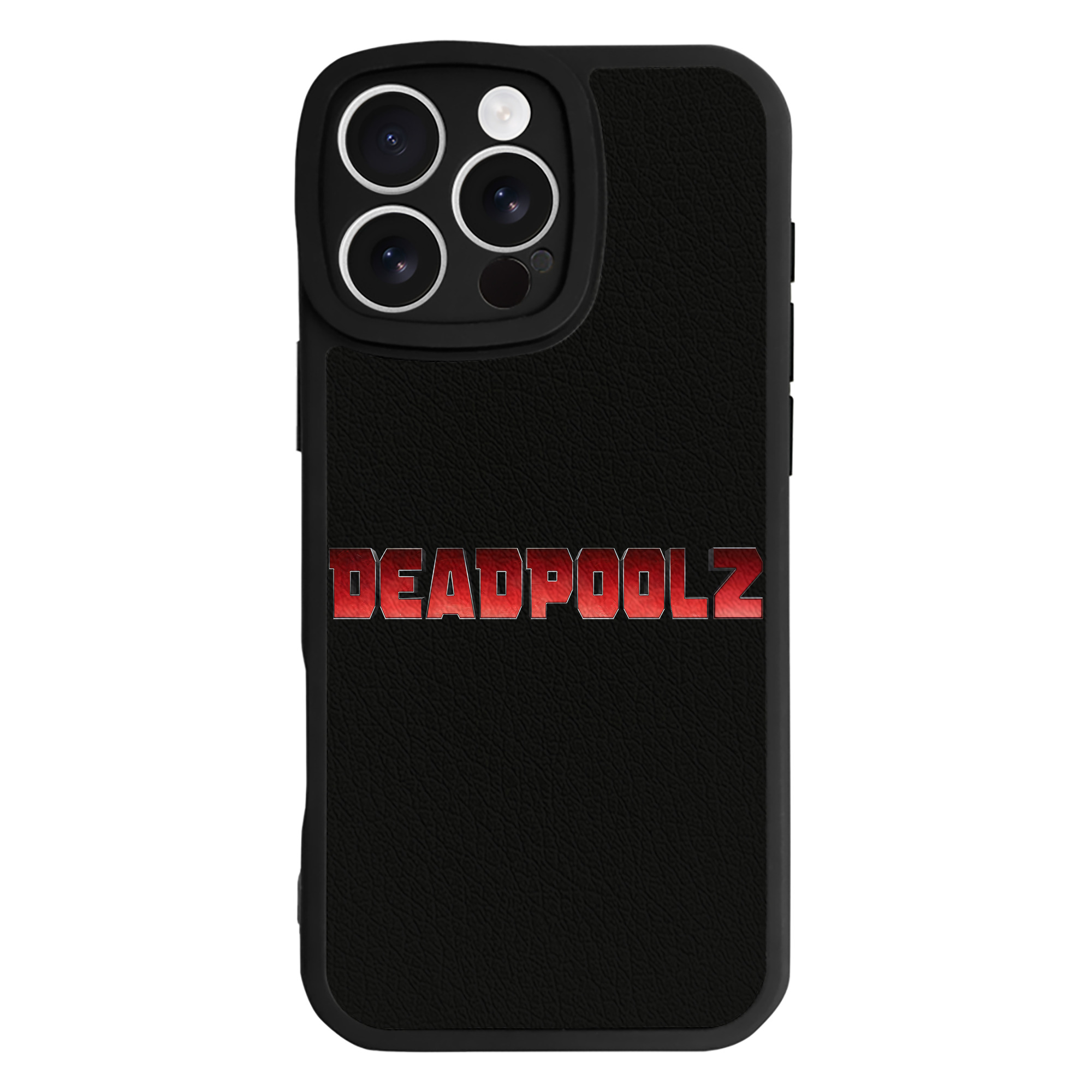 （画像用） Deadpool デッドプール 【iPhone 16シリーズ対応】シリコンスマホケース（レザー調） 材質：シリコン